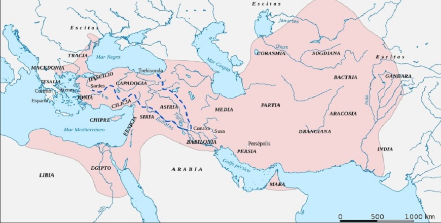 Map OF Persian Empire